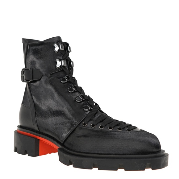 Christian Louboutin Our Macademia Boots Coated Canvas Size 9 US New main image 5